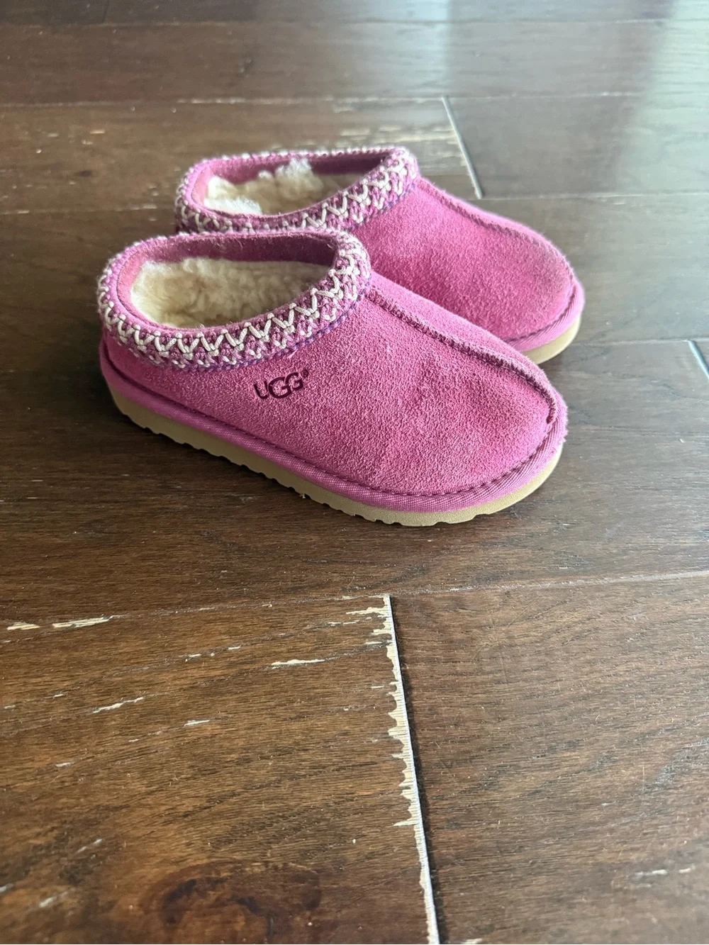 UGG Tasman II Slipper kids pink Sz 10